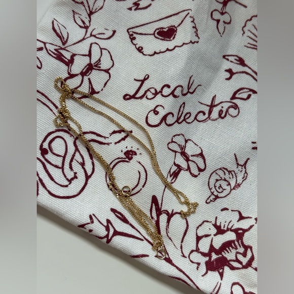 Local Eclectic 9k Gold Curb Chain Necklace - Picture 1 of 3